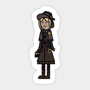 Lady Truth Cartoon 1 Sticker